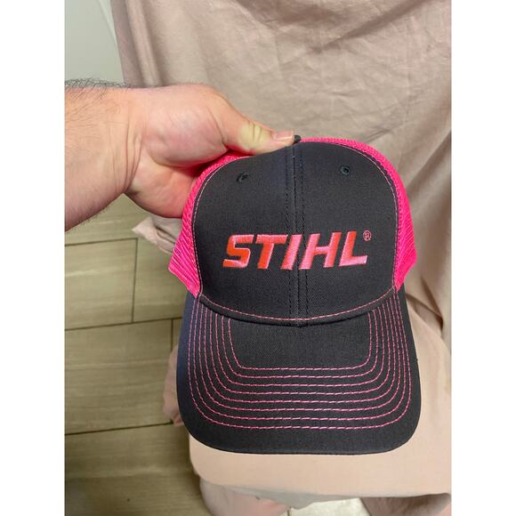 Pink STIHL Trucker Style SnapBack Hat - Picture 1 of 3